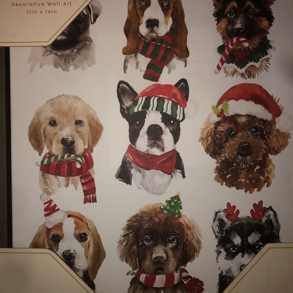 🎄Holiday Dog Decorative Wall Art